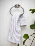 Robert Welch Oblique Towel Ring stainless steel bathroom accessory, imported from the UK
