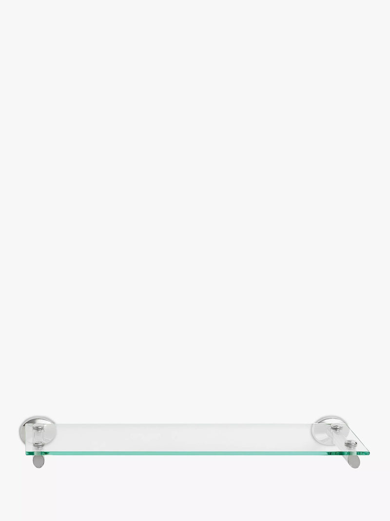 Robert Welch Oblique Shelf stainless steel and glass, UK version