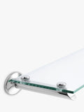 Robert Welch Oblique Shelf stainless steel and glass, UK version