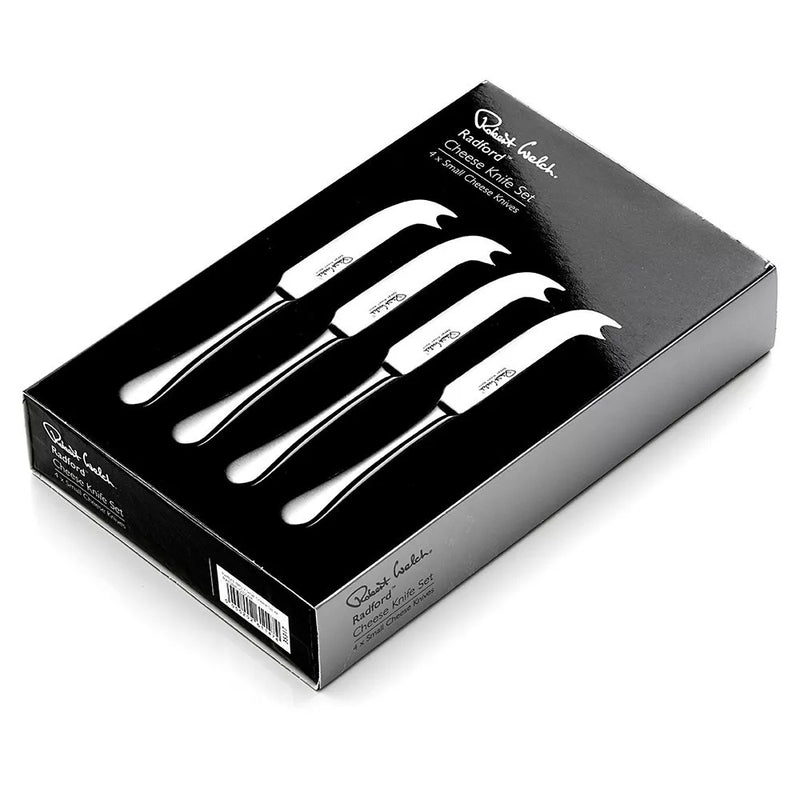 Robert Welch small cheese knife set 4 piece, UK version