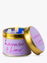 John Lewis Lavender & Lime Scented Tin Candle 230g- Buy online at McGrocer