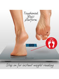 Salter digital bathroom scale silver glitter (British brand)