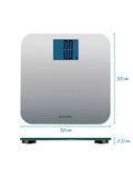 Salter digital bathroom scale silver glitter (British brand)