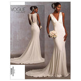 Vogue Bridal sewing pattern 1032 for wedding gown, imported from the UK