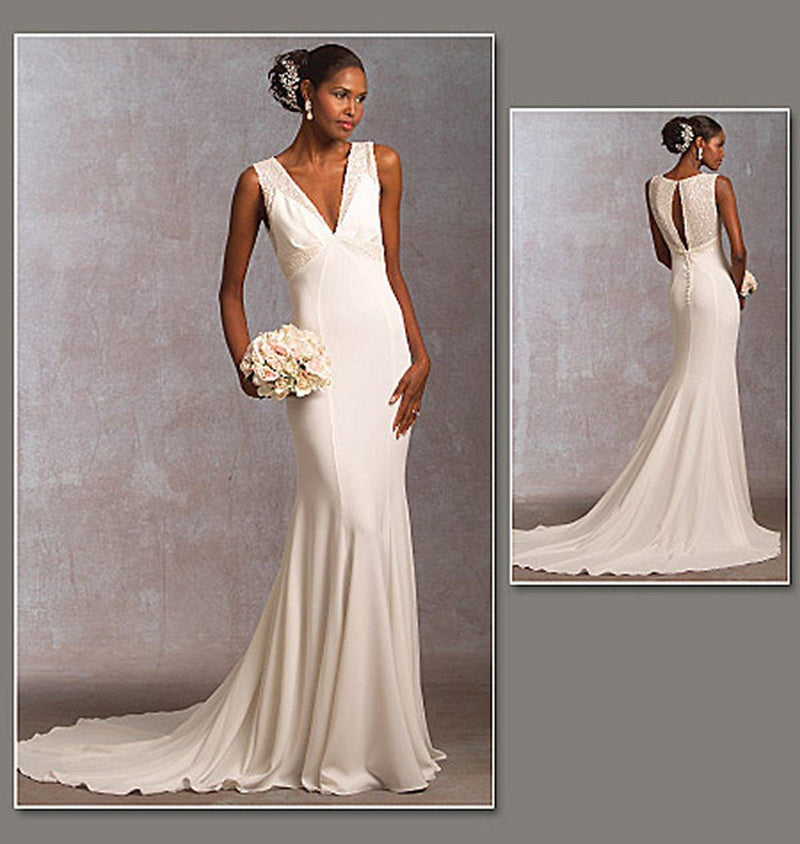 Vogue Bridal sewing pattern 1032 for wedding gown, imported from the UK