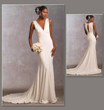 Vogue Bridal sewing pattern 1032 for wedding gown, imported from the UK