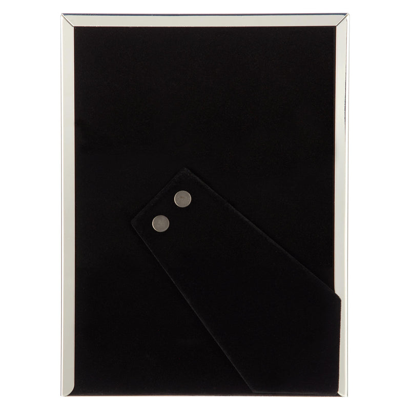 John Lewis silver plated wide border photo frame, imported from the UK