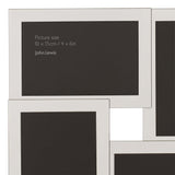 John Lewis silver plated multi-aperture photo frame, UK version