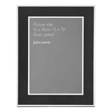 John Lewis John Lewis Dart Silver Plated Photo Frame- Buy online at McGrocer