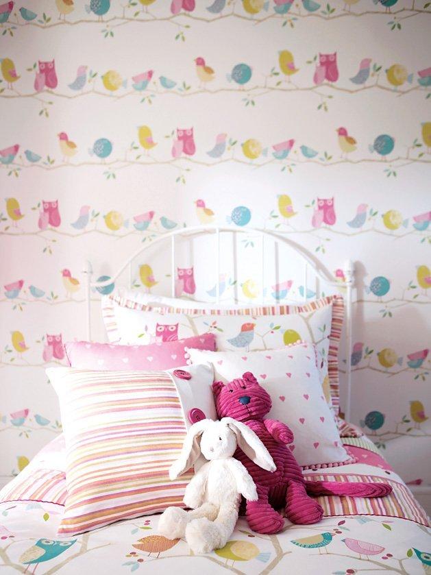 Harlequin What a Hoot children's wallpaper 10m roll, imported from the UK