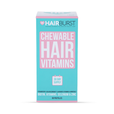 Hairburst Tyggbare Hårvitaminer Jordbær Solbær Pastiller 60
