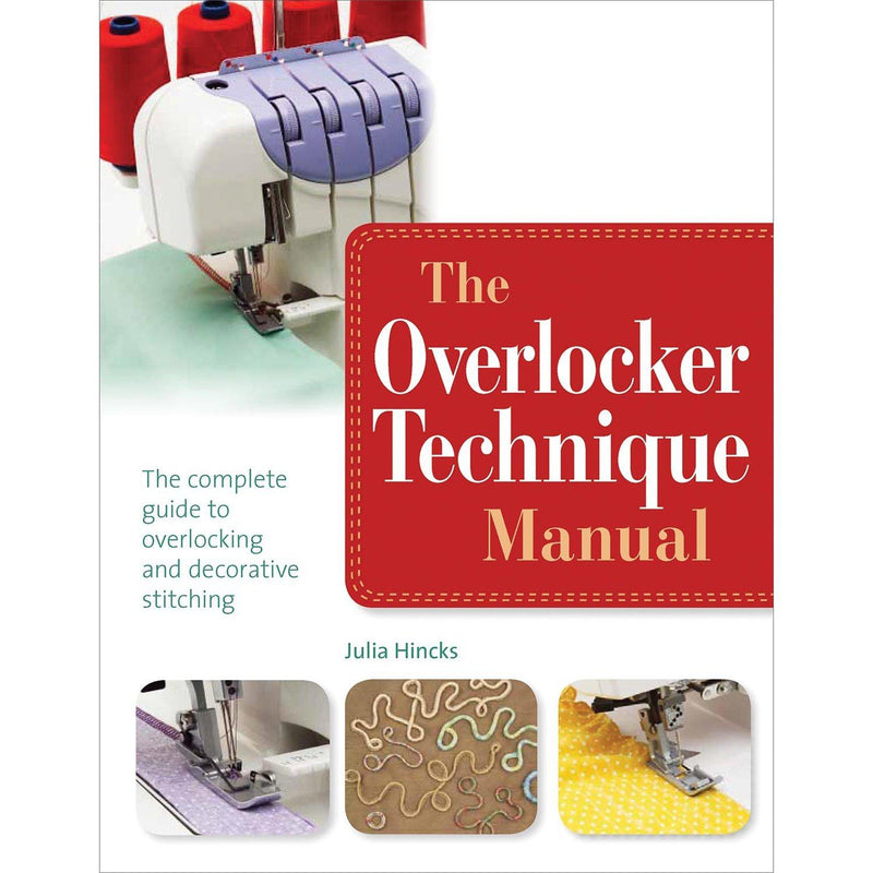 Search Press Overlocker Technique Manual sewing book (British brand)