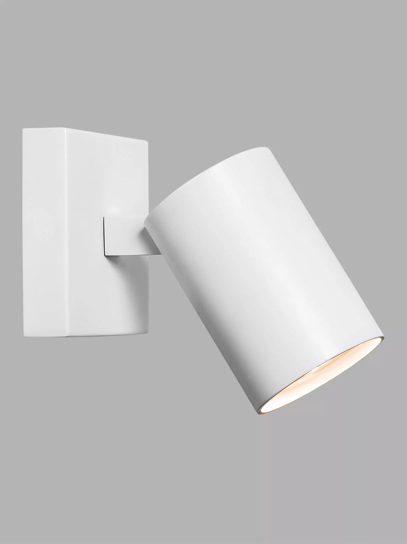Astro Ascoli single spotlight white 13x8x8cm, UK version