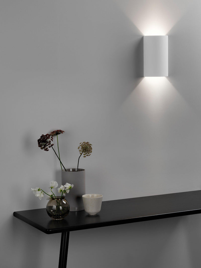 Astro Serifos white LED wall light, UK version