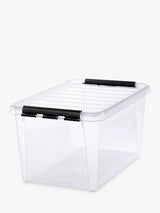John Lewis SmartStore Classic Plastic Storage Box with Lid 46L- Buy online at McGrocer