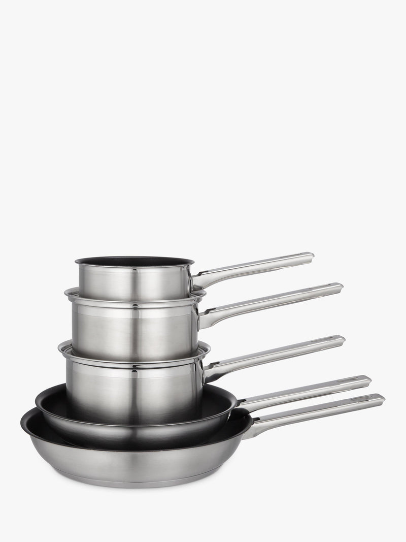 John Lewis stainless steel 5-piece pan set, UK version