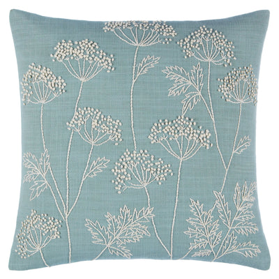 وسادة John Lewis بنمط Cow Parsley باللون Duck Egg - اشتري عبر الإنترنت من McGrocer