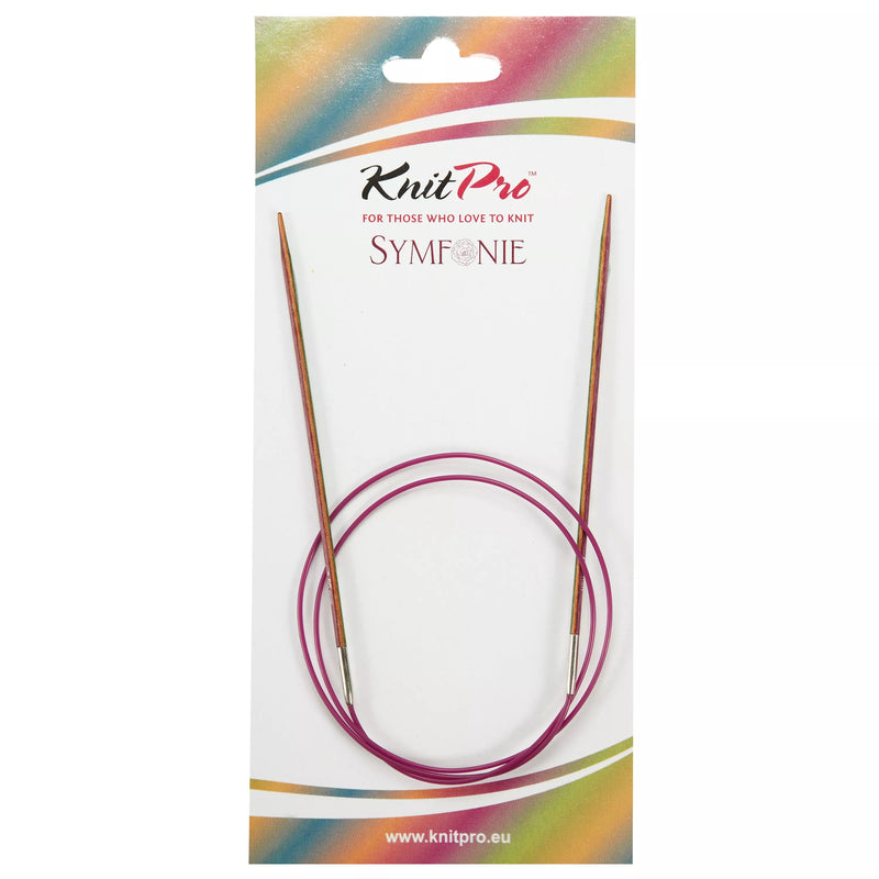KnitPro Symfonie Fixed Circular Knitting Needles 80cm (6.5mm)