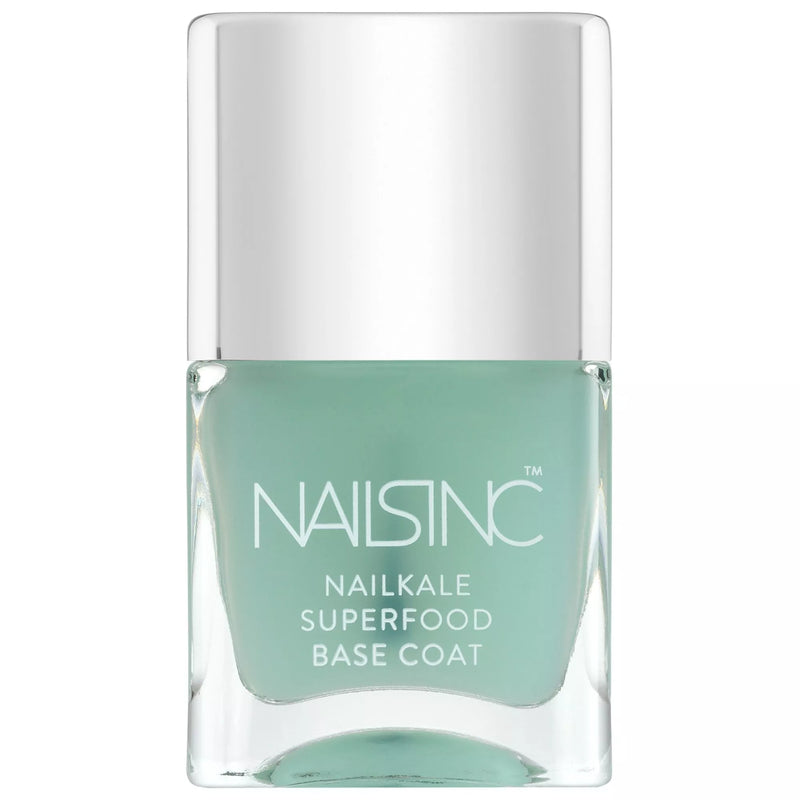Nails Inc Superfood Nail Base Coat with Kale 14ml, imported from the UK
