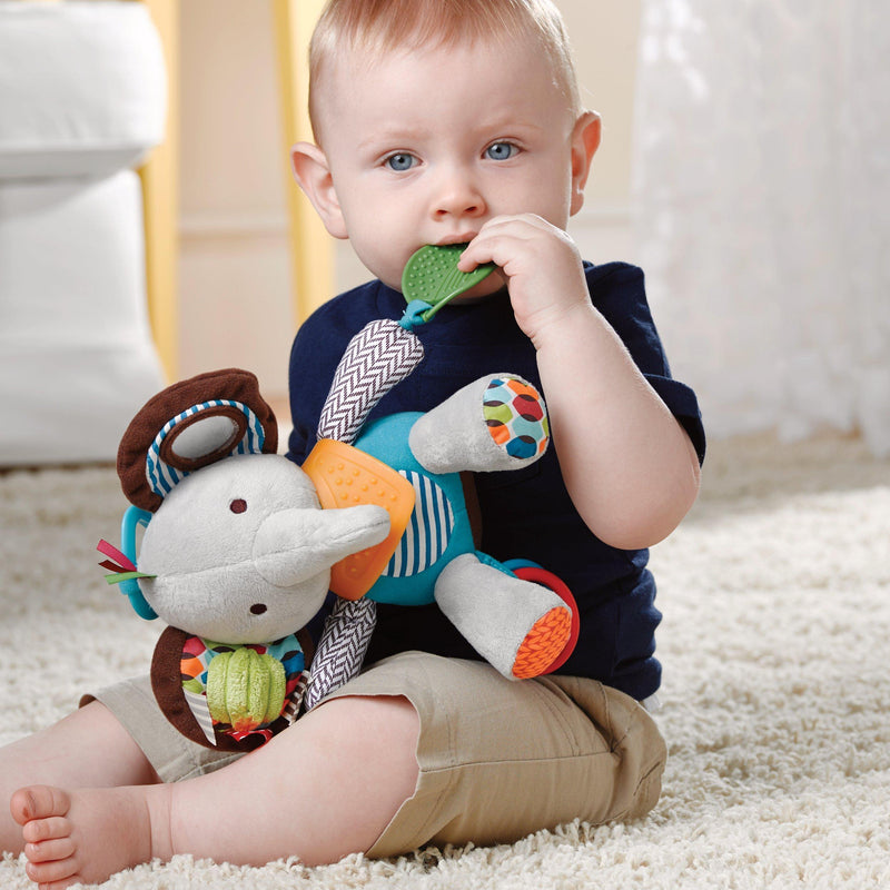 Skip Hop Elephant teether rattle toy (British brand)