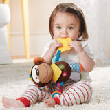 Skip Hop Bandana Buddies Monkey baby teether rattle toy (British brand)