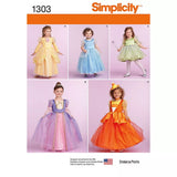 John Lewis Simplicity Children's Dressing-Up Costumes Sewing Patterns, 1303- Buy online at McGrocer