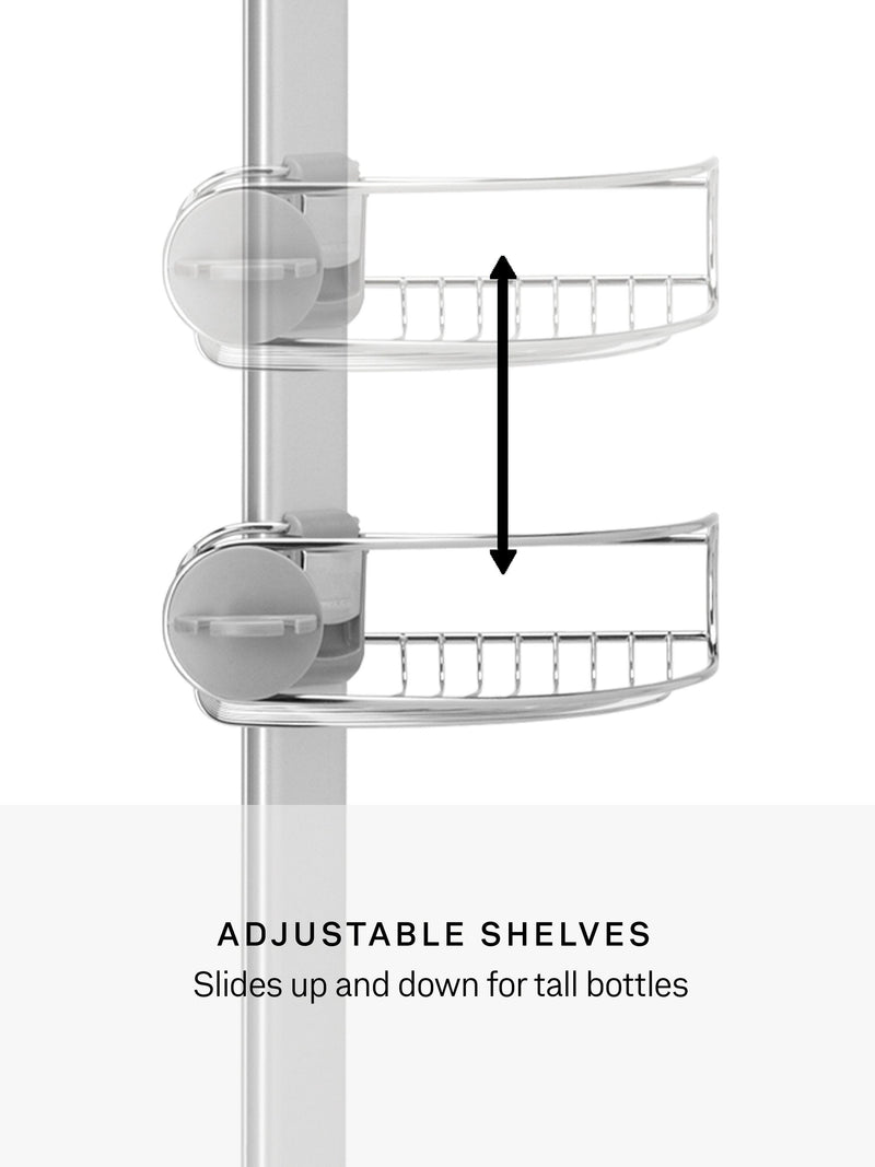 Simplehuman Tension Shower Caddy (British brand)