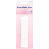 Hemline curved petersham white 25mm, UK version