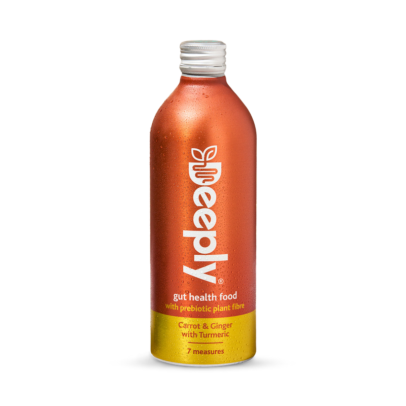Prebiotic Gut Health Food with Carrot, Ginger, and Turmeric 455ml