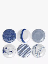 John Lewis Royal Doulton Pacific Porcelain Tapas Plates Set of 6 16cm Blue- Buy online at McGrocer