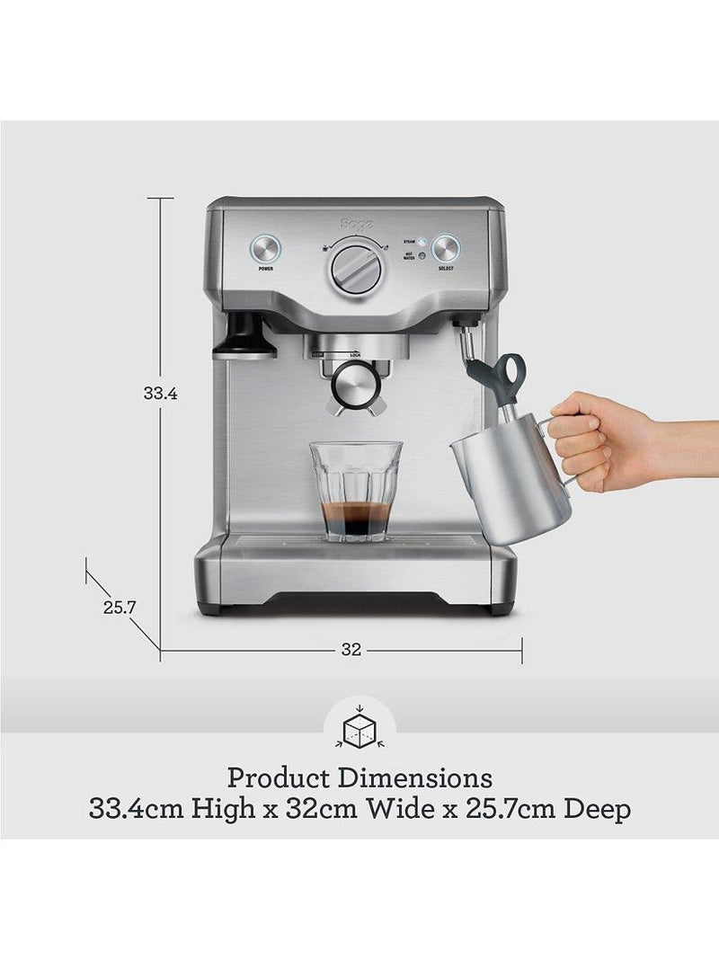 Sage Duo Temp Pro espresso coffee machine (British brand)