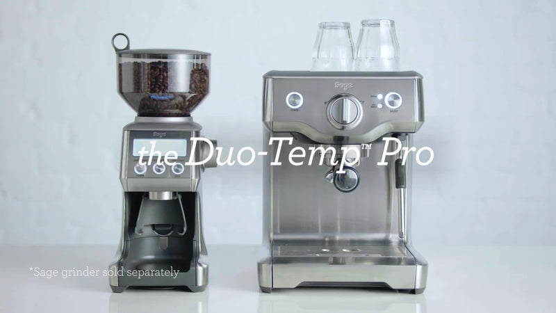 Sage Duo Temp Pro espresso coffee machine (British brand)