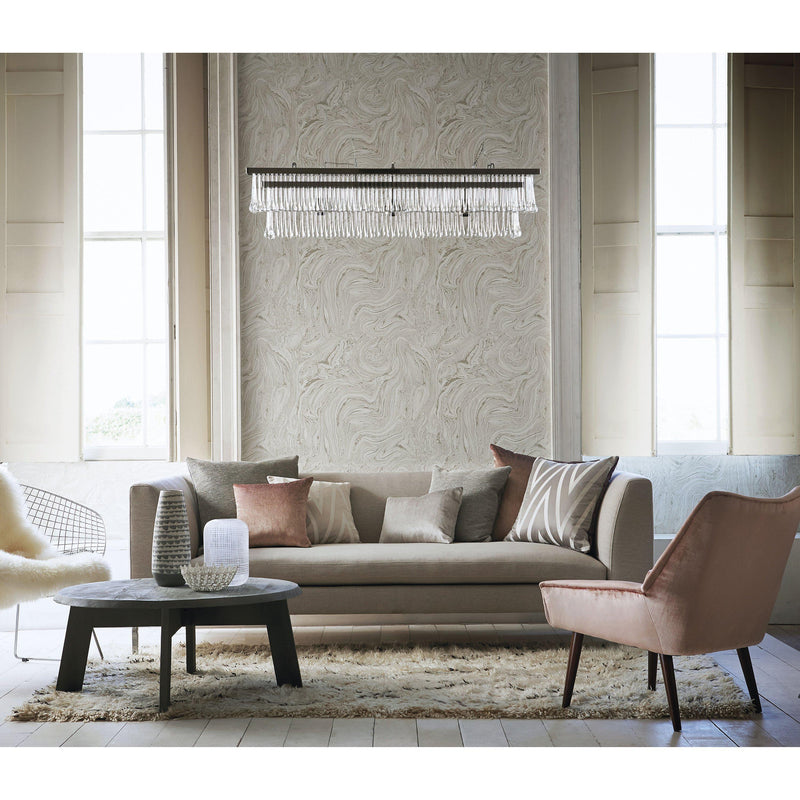 Harlequin Makrana Moonstone wallpaper with structured marble effect, UK version