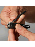 Tweezerman precision grip toenail clippers in black (British brand)