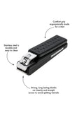 Tweezerman precision grip toenail clippers in black (British brand)