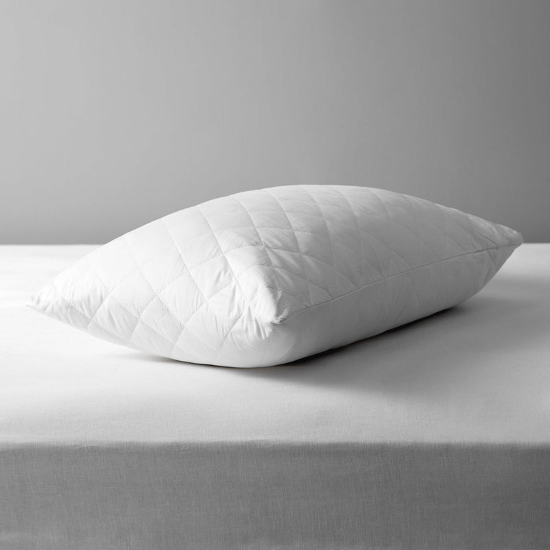 John Lewis natural cotton quilted standard pillow protector - British product