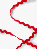 John Lewis 6mm Ric Rac trim red 5m - British product