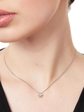 Jools by Jenny Brown pendant, silver, cubic zirconia, imported from the UK