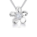 Jools by Jenny Brown pendant, silver, cubic zirconia, imported from the UK