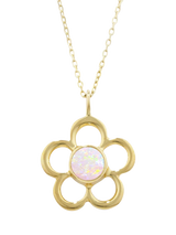 John Lewis E.W Adams 9ct Gold Birthstone Blossom Pendant Necklace- Buy online at McGrocer