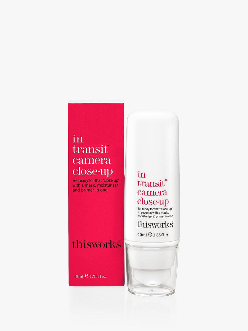 This Works In Transit Camera Close-Up primer moisturiser 40ml (British brand)