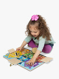 Melissa & Doug wooden latches board educational toy for kids (British brand)