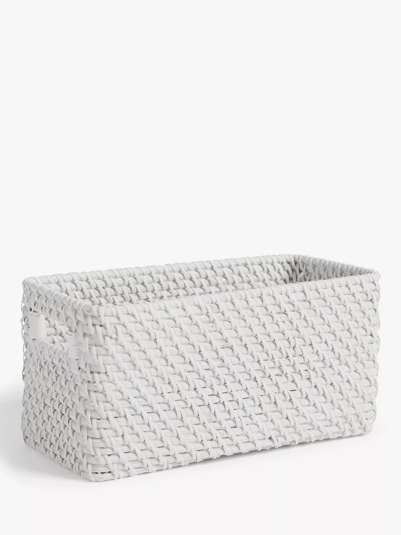 John Lewis rattan storage box medium size - British product