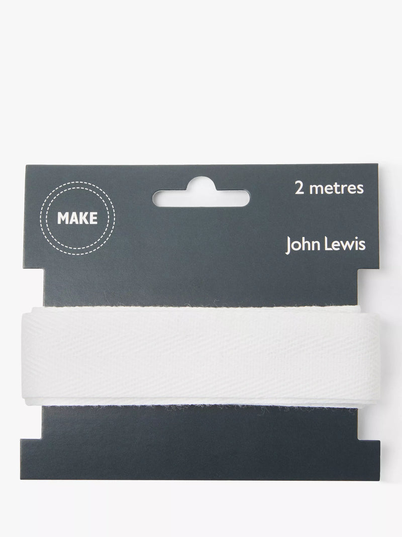 John Lewis herringbone tape 25mm 2m, UK version