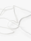 John Lewis white elastic cord, 6mm width, 3 metres long, UK version