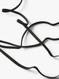 John Lewis black elastic 4mm 3 metres, imported from the UK