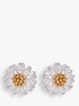 John Lewis Estella Bartlett Mini Wildflower Silver Plated Stud Earrings- Buy online at McGrocer