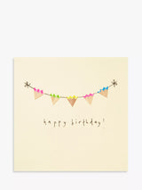John Lewis Ruth Jackson Bunting Birthday Card- Buy online at McGrocer