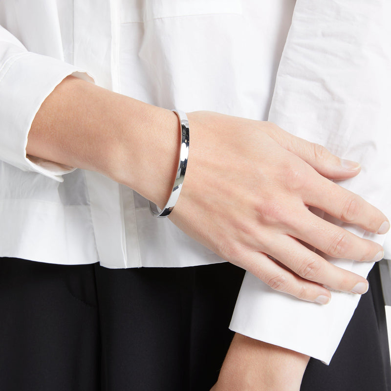 kate spade new york Find The Silver Lining Bangle, Silver