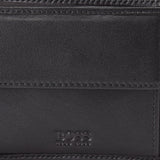 BOSS Asolo bi-fold leather wallet black (British brand)